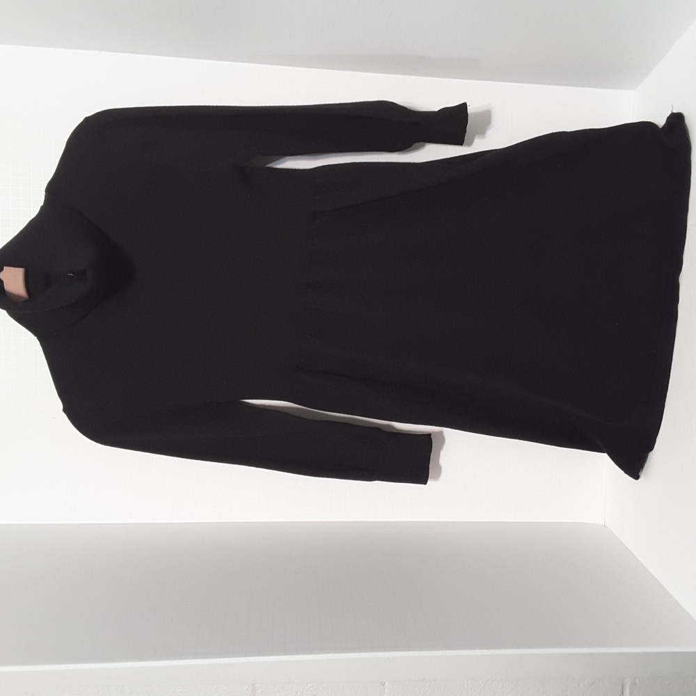 Black Forever 21 Turtleneck Sweater Dress sz Small